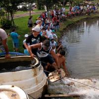 Governo de Leme soltará peixes no Lago Municipal neste sábado