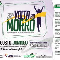 Prorrogadas as inscrições para a Corrida “Volta ao Morro”