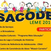 Sacode Leme é atração deste domingo, 1º de maio