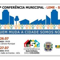 Governo de Leme apresenta relatório final e avaliação da Conferência Municipal das Cidades